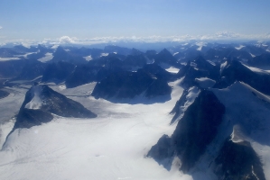 Nunavut vu d'avion